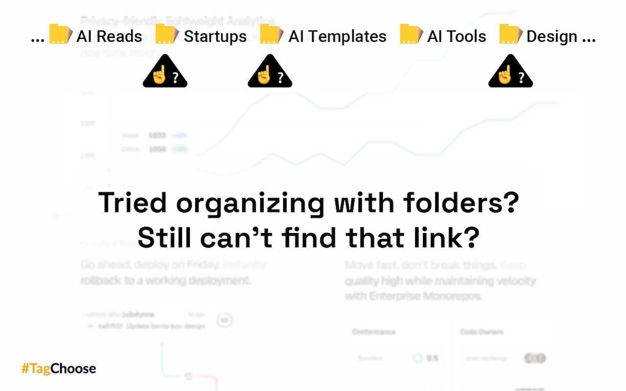 Screenshot of a cluttered Chrome bookmarks bar filled with vague folder names